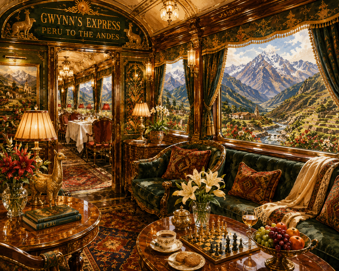 Gwynn’s Express Peru to the Andes immersive luxury shopping destination inspired by the rich culture, landscapes, and craftsmanship of Peru.