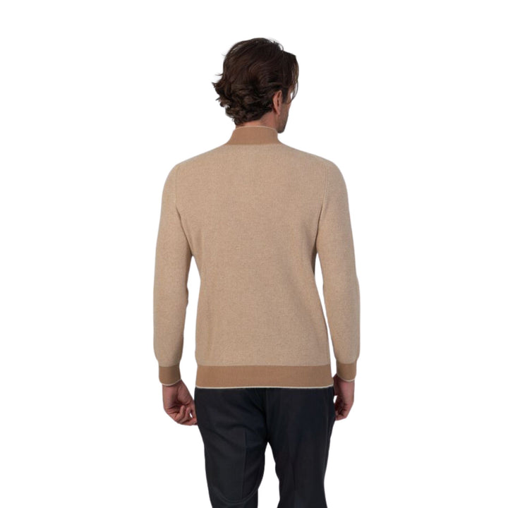 1/4 Zip Sweater - Camel
