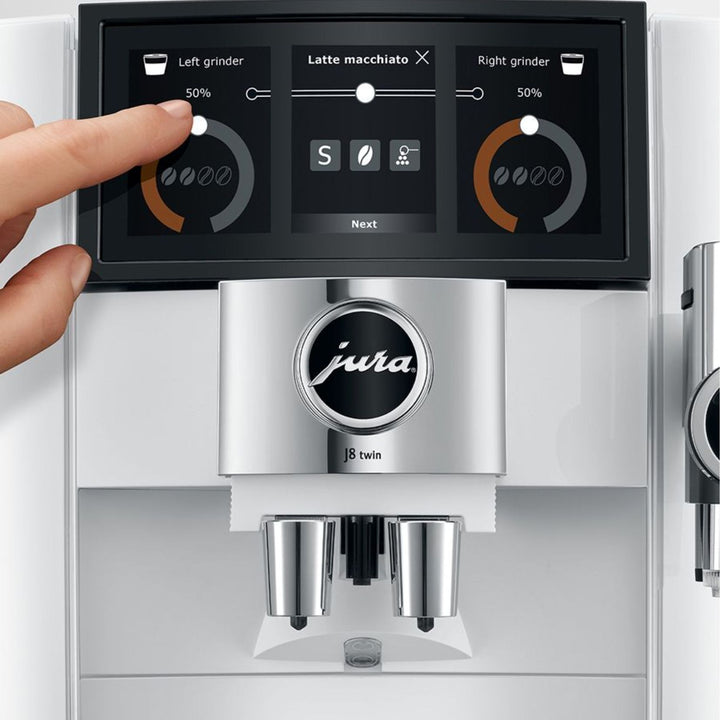 Jura J8 Twin Diamond White