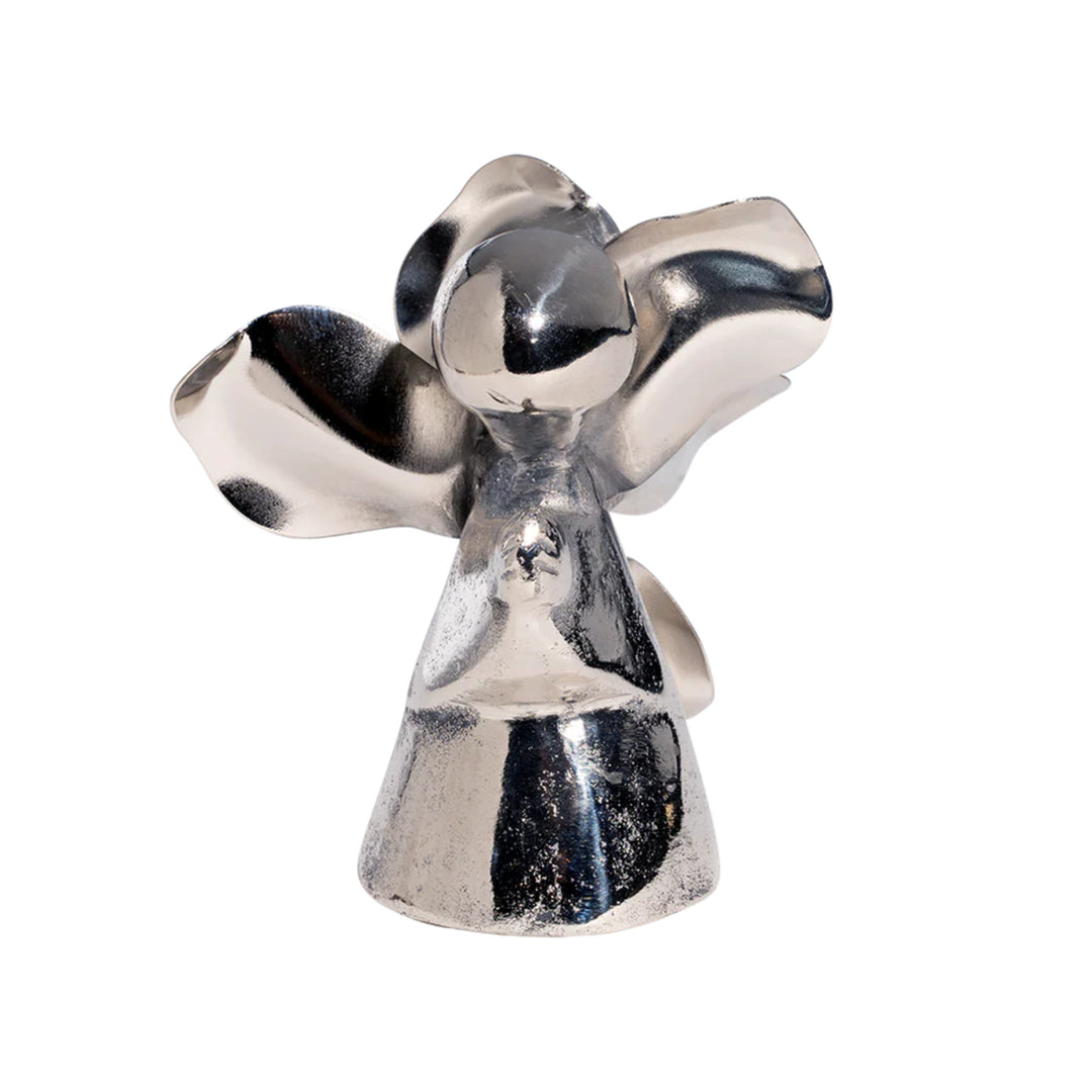 Nickel Florecita Angel w/ Rose