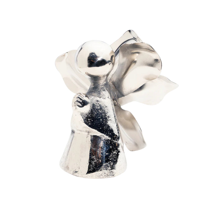Nickel Florecita Angel w/ Rose