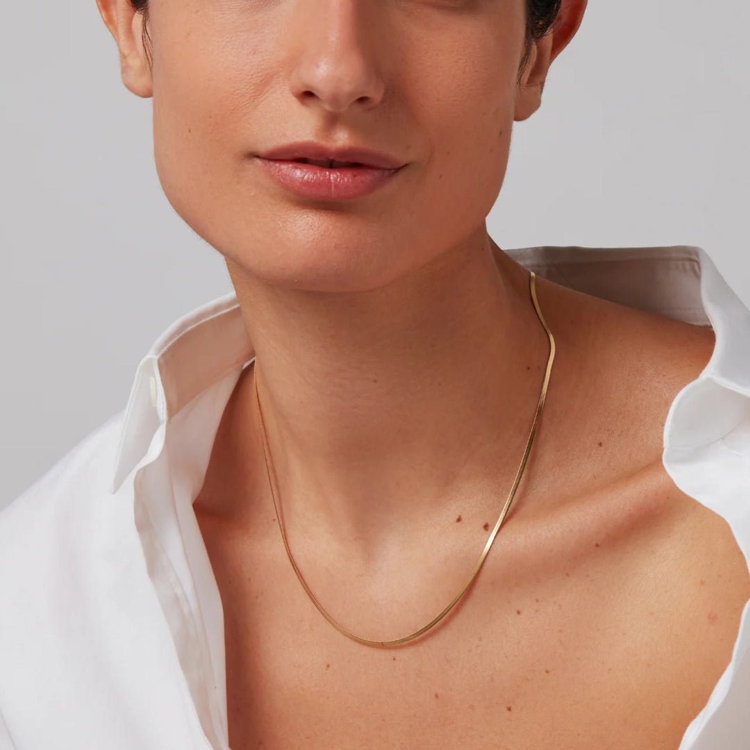Zeina Slim Chain - Gold
