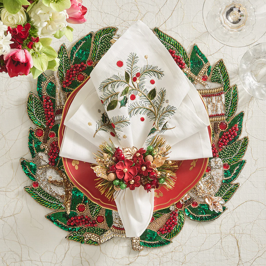 Christmas Carol Napkin