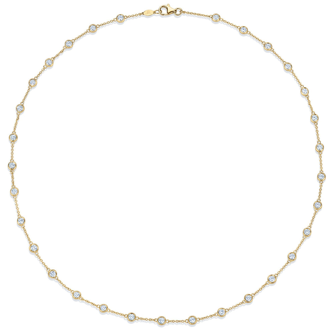 Diamond Strings Necklace