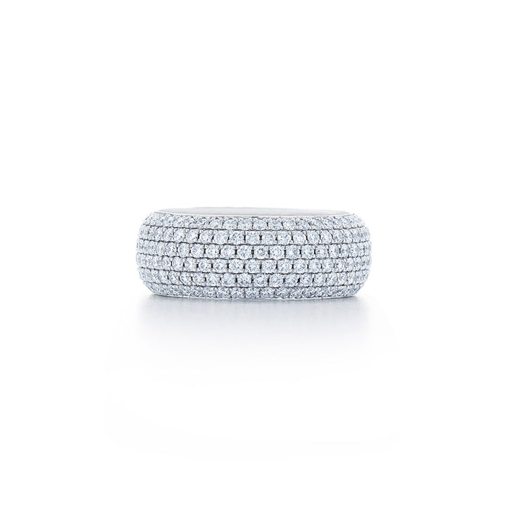Moonlight 6-Row Diamond WG Ring - 2.39ct