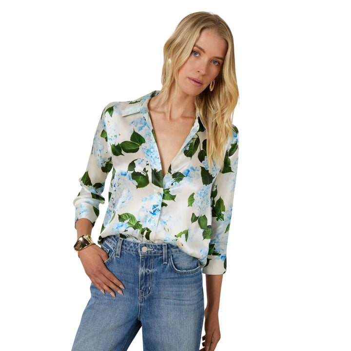 Hydrangea Dani 3/4 Sleeve Blouse