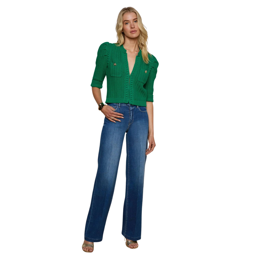 Delilah Crop Textured Cardigan