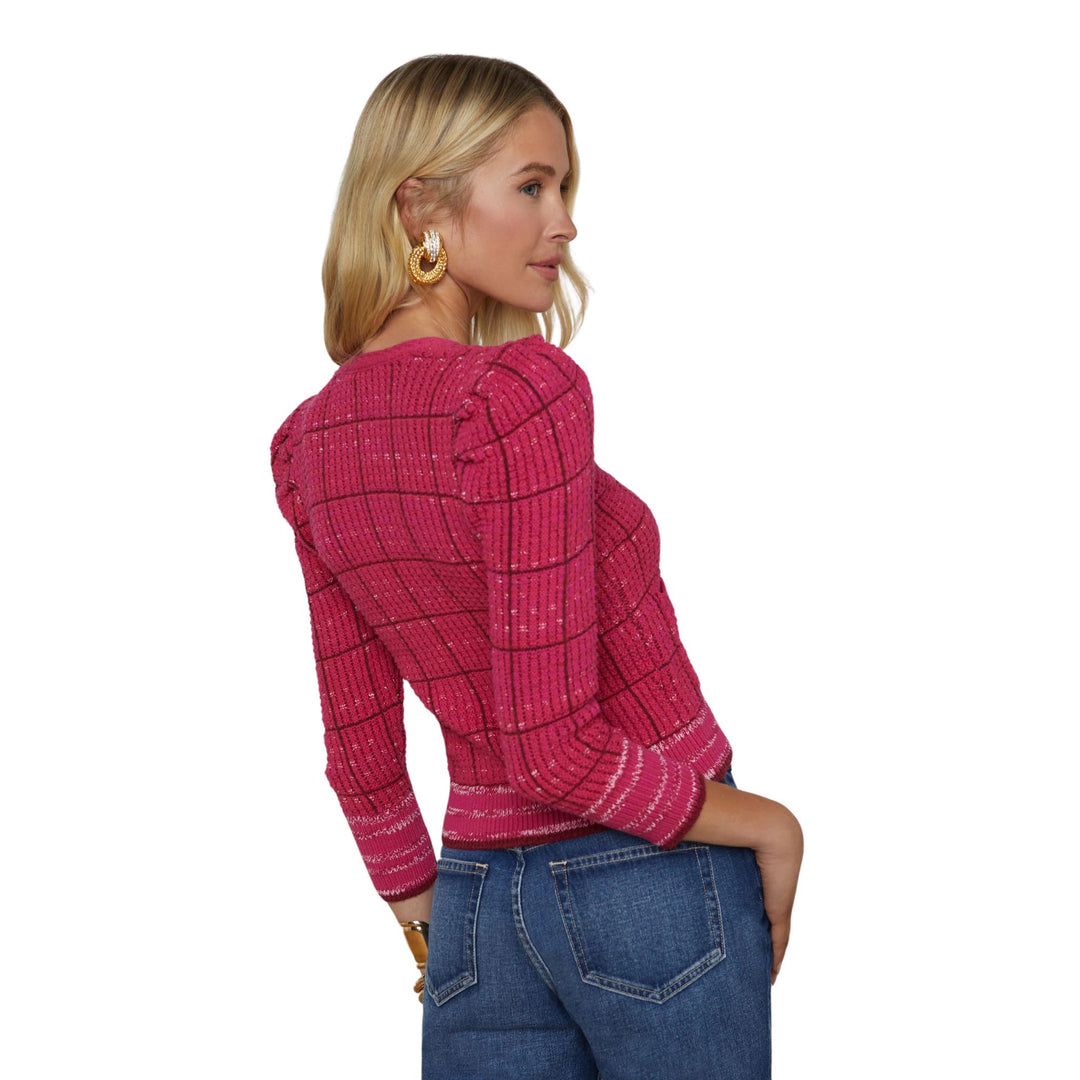 JENNI CARDIGAN - Pink Multi - M