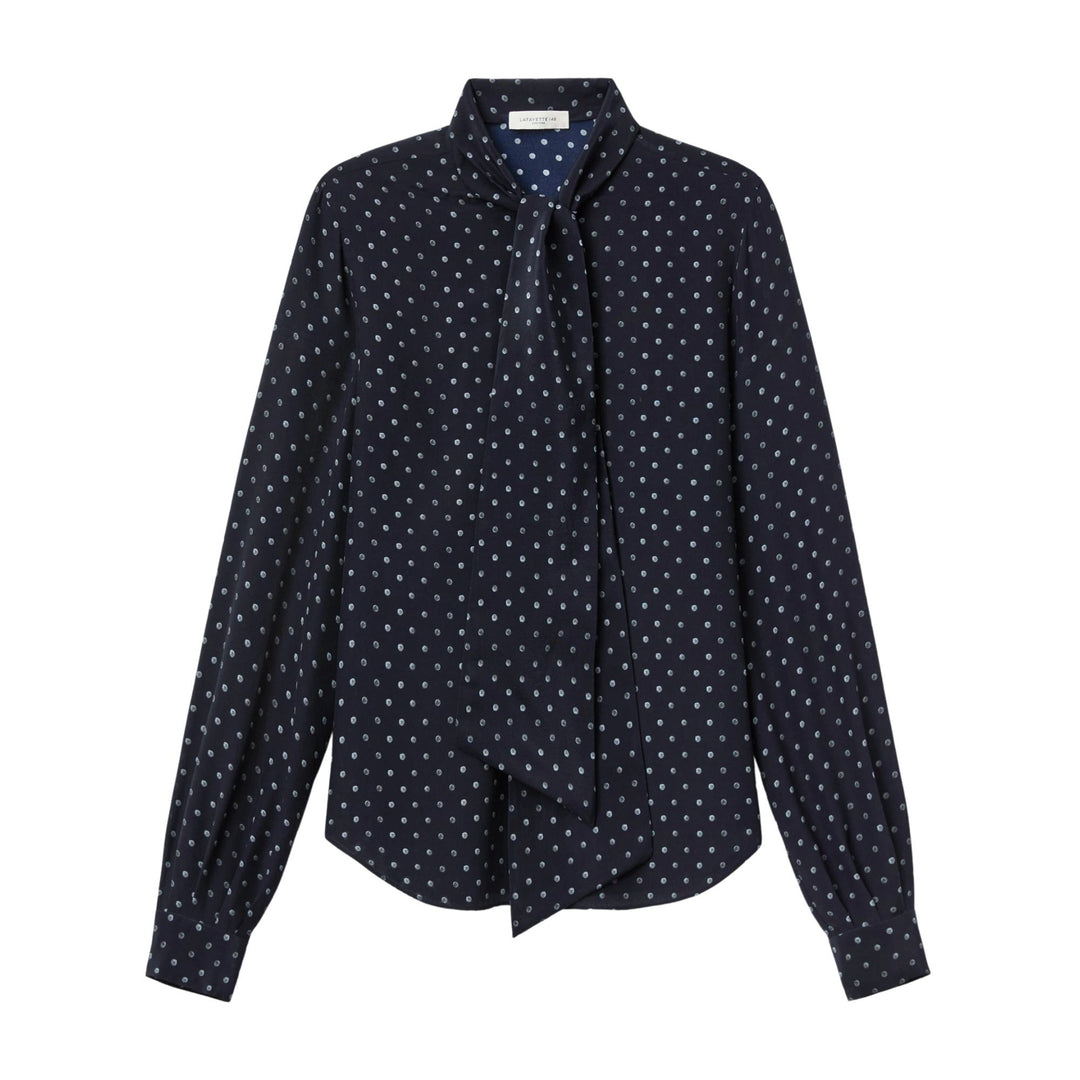 Blouse with Tie Neck