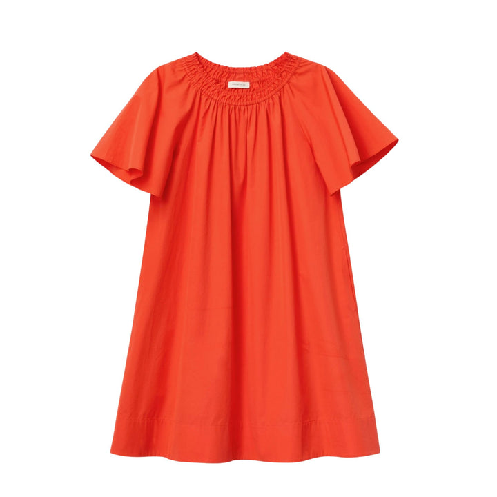 SS Shirred Neck Dress