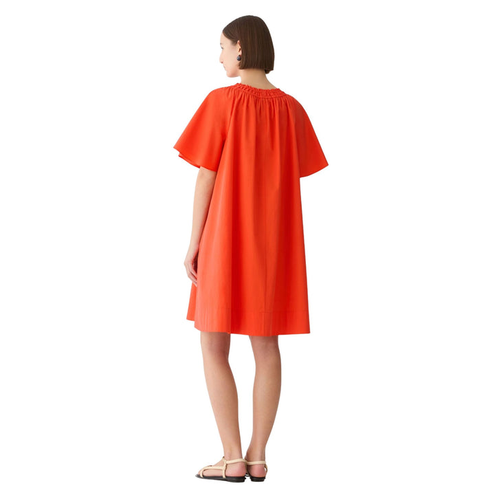 SS Shirred Neck Dress