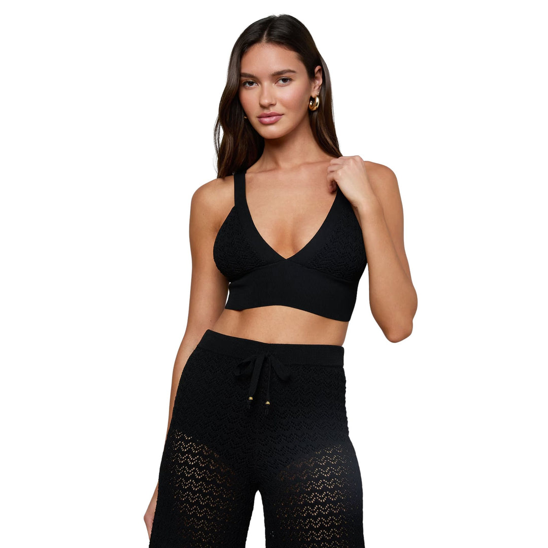 Reverie Pointelle Knit Bra