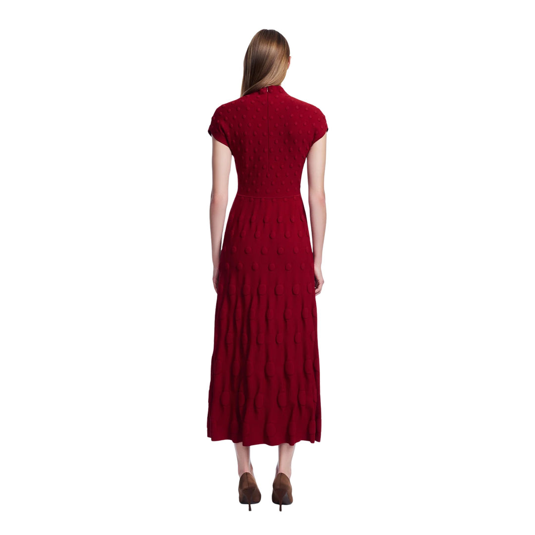 Pucker Dot Knit Dress