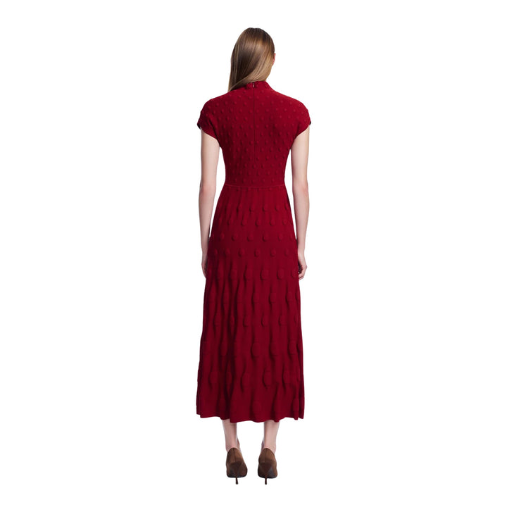 Pucker Dot Knit Dress