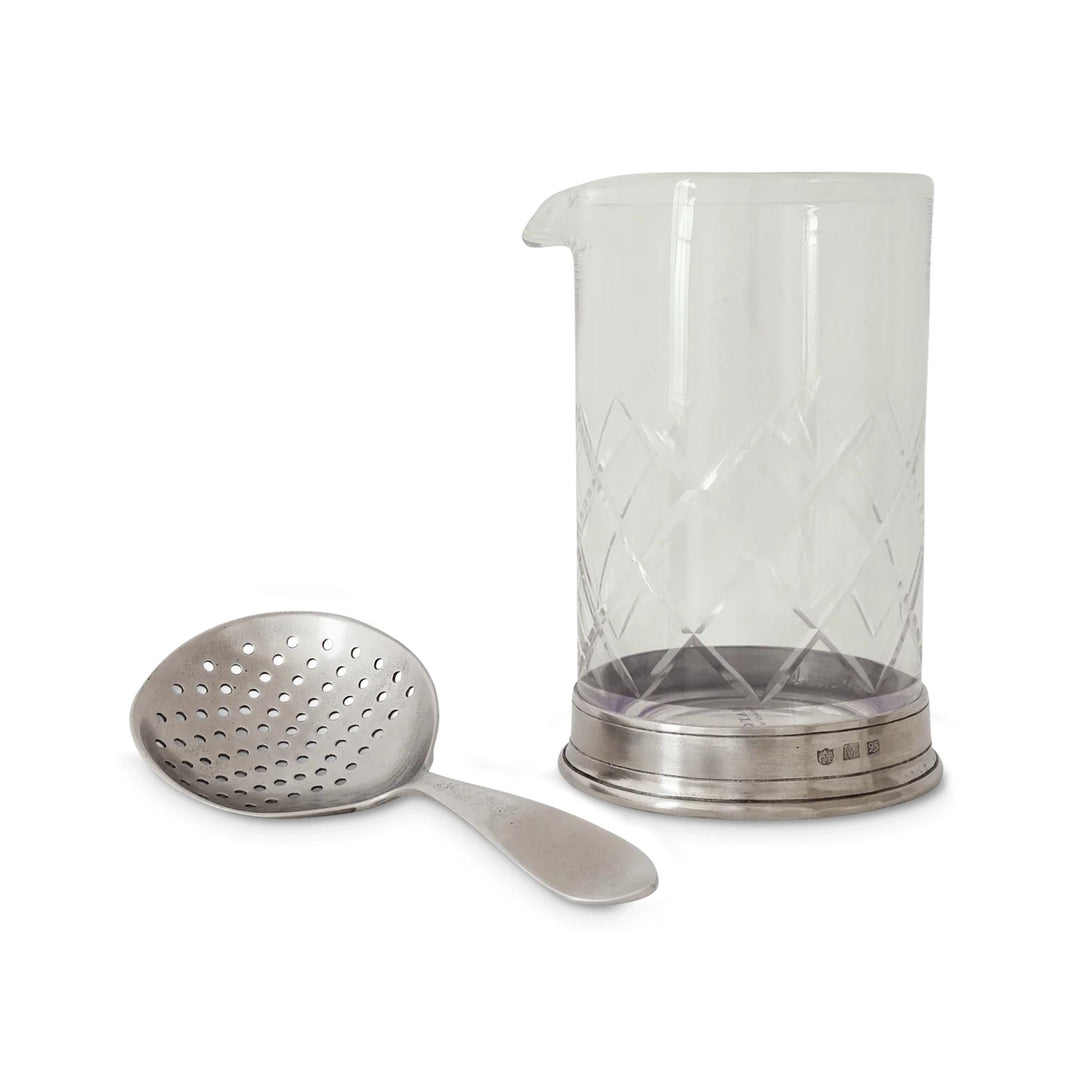 Mixing Glass And Strainer