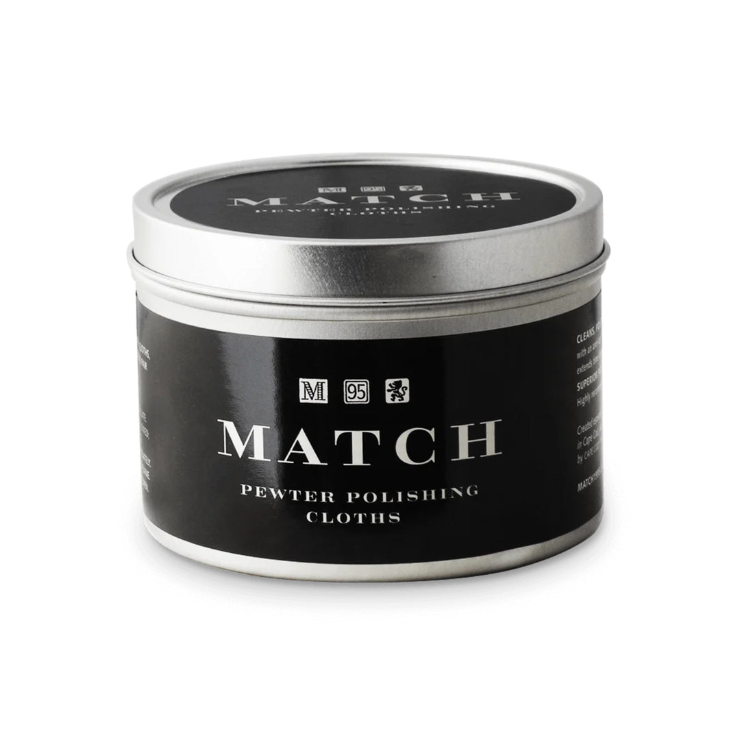 Small Pewter Polish Tin