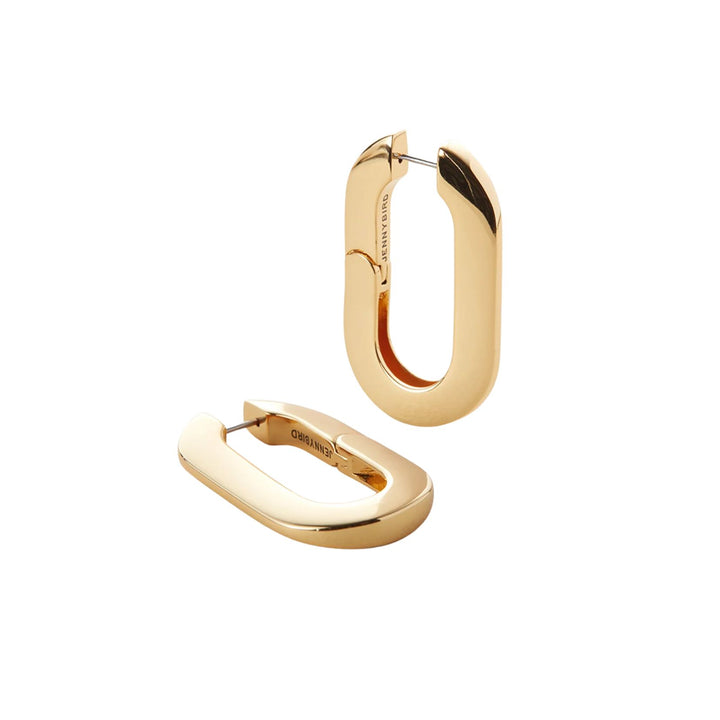 Mega U-Link Earrings - Gold
