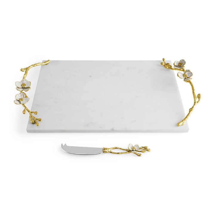 Orchid Large Cheeseboard & Knife