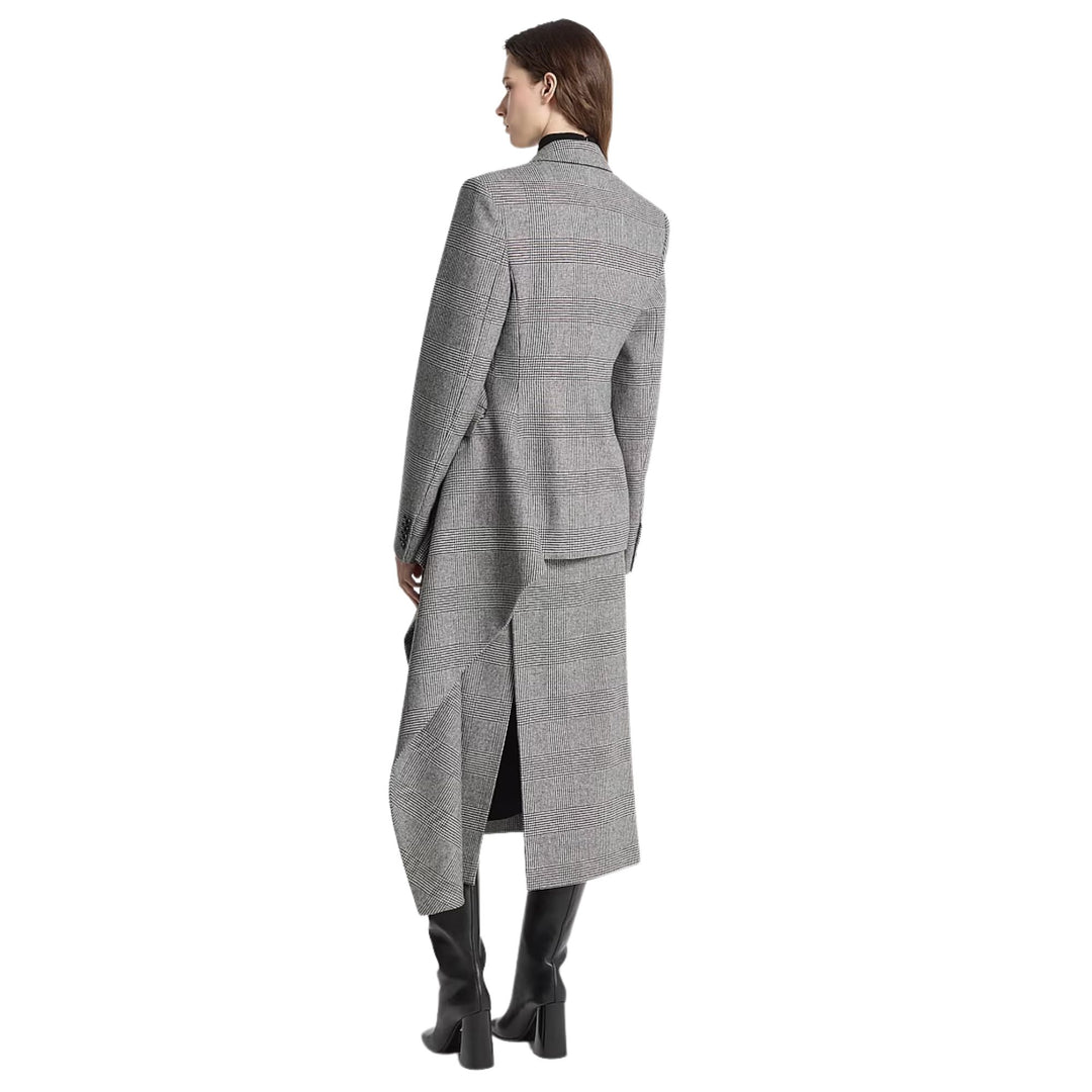 Glen Plaid Wool Cashmere Flannel Blazer