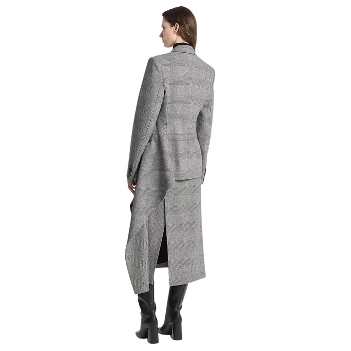 Glen Plaid Wool Cashmere Flannel Blazer