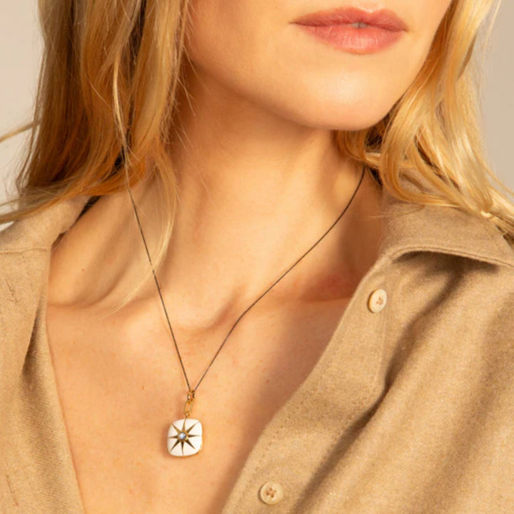 Enamel Cushion Locket