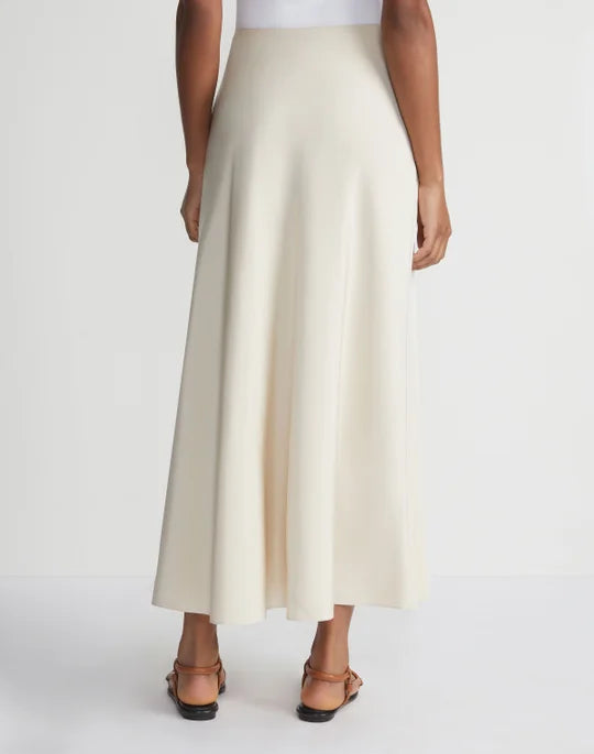【THE MOZZ】Brushed Banding Back Silt Long Skirt Bias Cut Maxi Skirt – Gwynn's