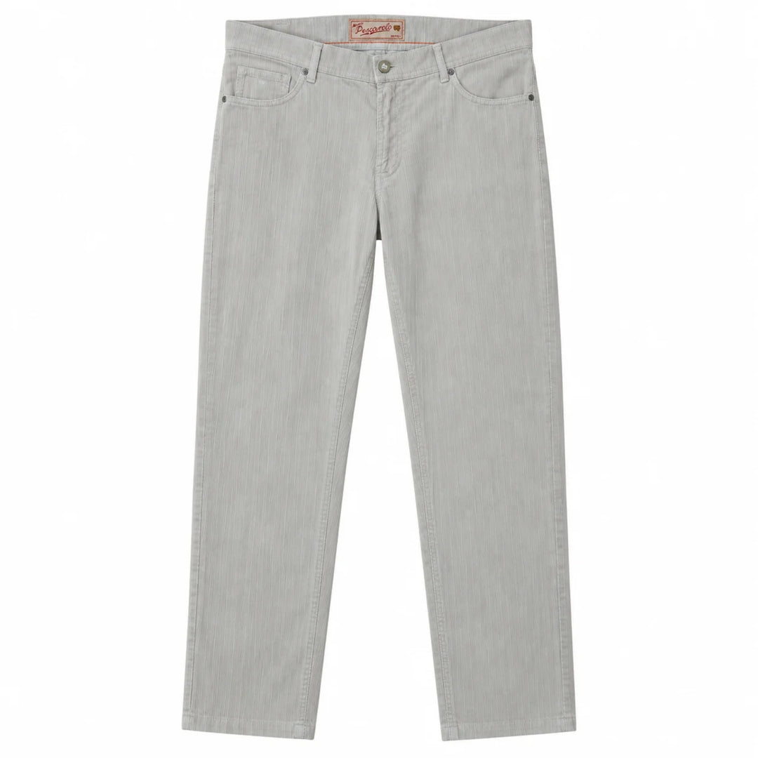 Nerano Corded Velour 5 Pocket Pant in Light Beige
