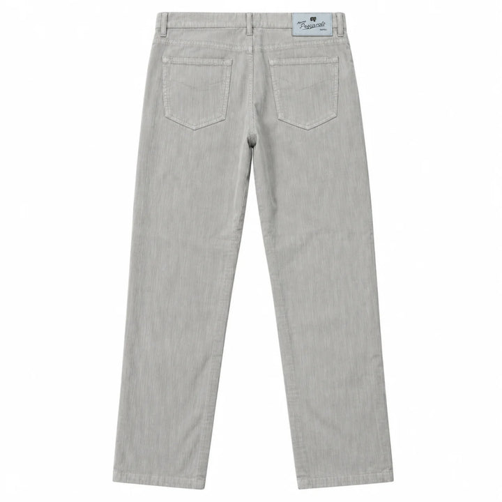 Nerano Corded Velour 5 Pocket Pant in Light Beige