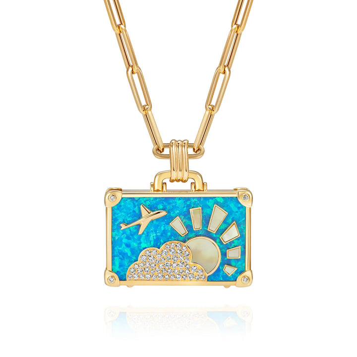 Large Suitcase YG Necklace