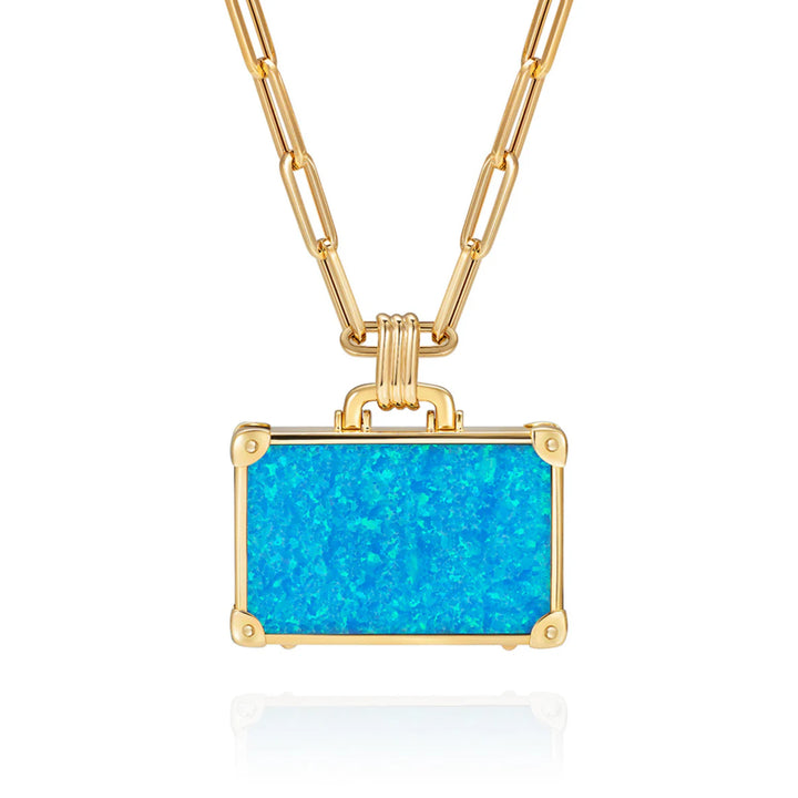 Large Suitcase YG Necklace