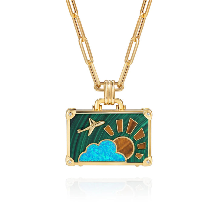 Large Suitcase YG Necklace