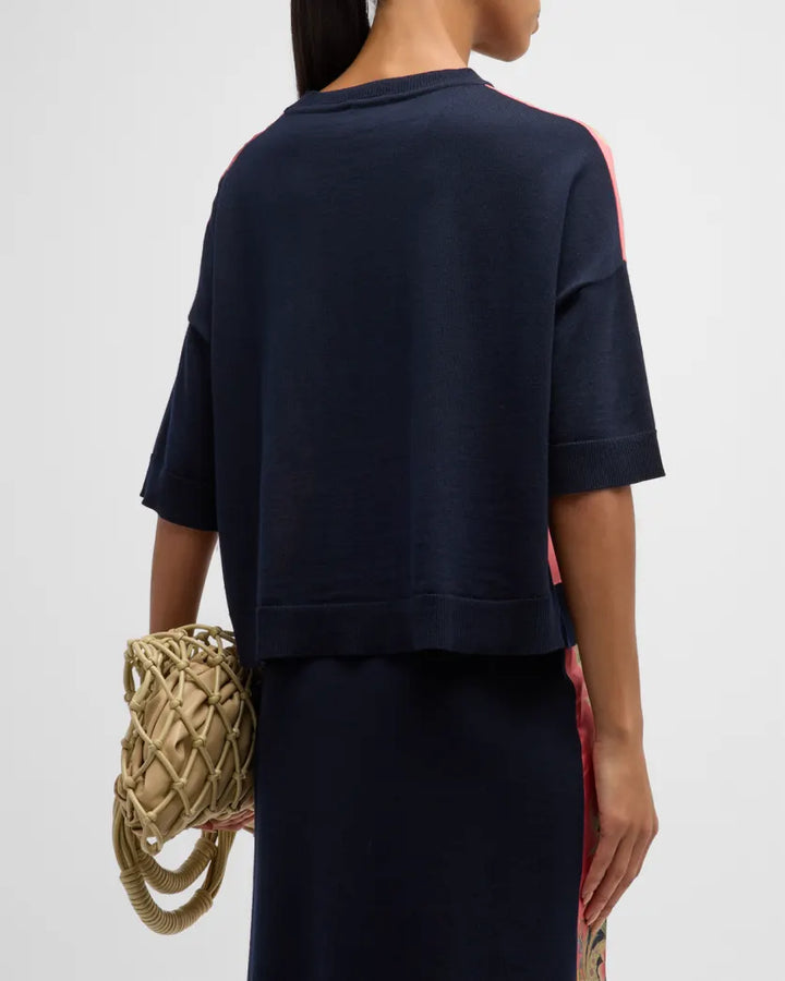 Blue Knit Top - Blue - 10
