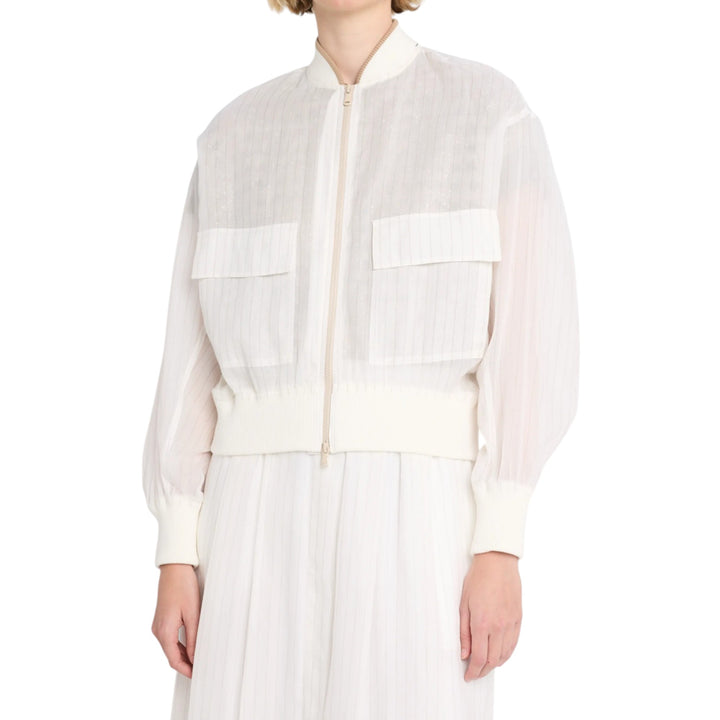 Cotton Gauze Bomber