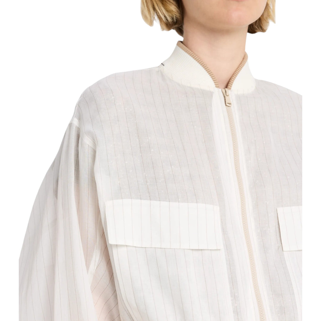 Cotton Gauze Bomber