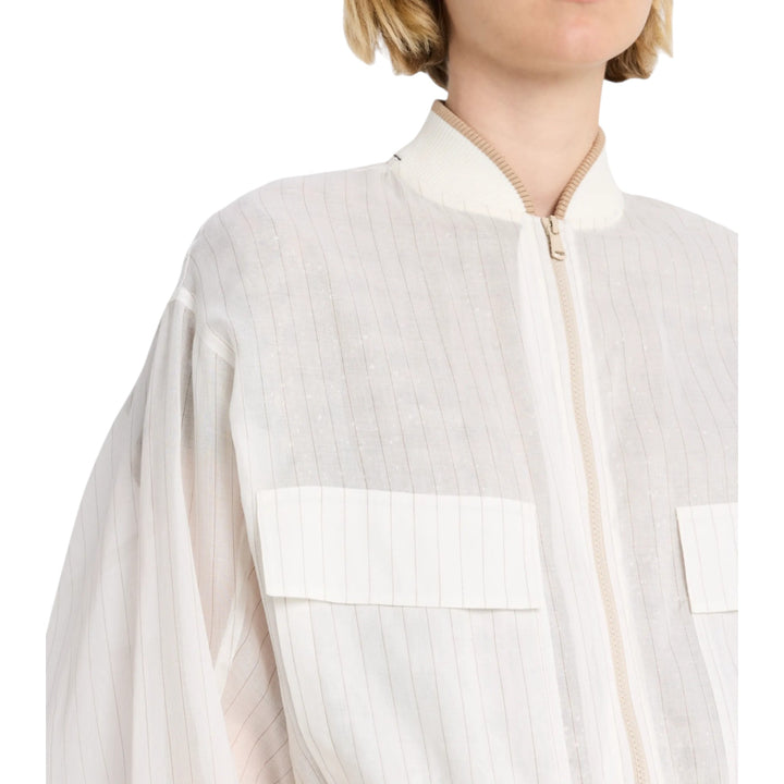 Cotton Gauze Bomber