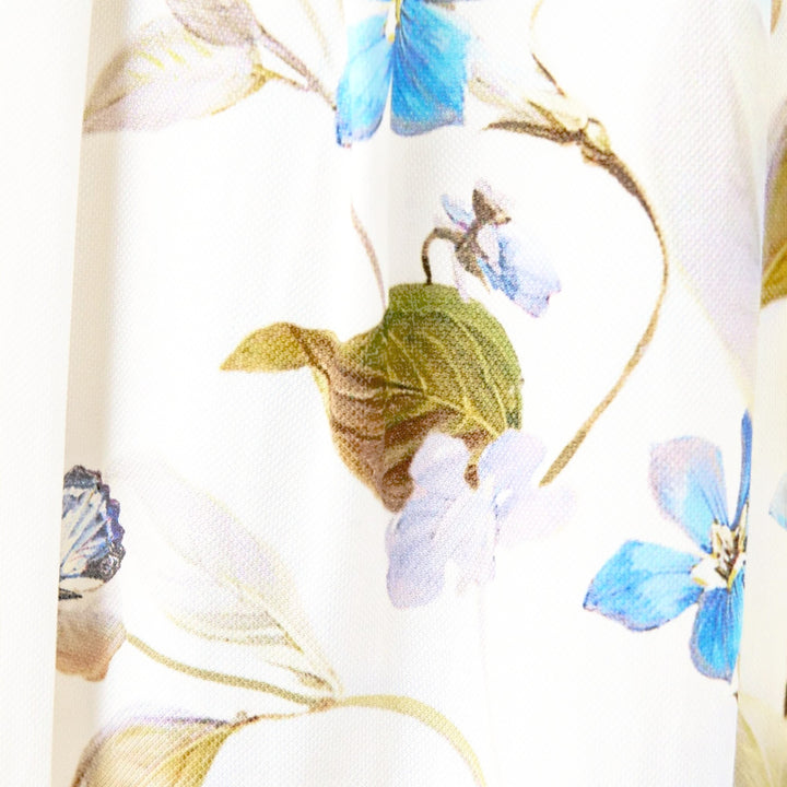 Corset Waist Wide Leg Pant in Botanical Ballads