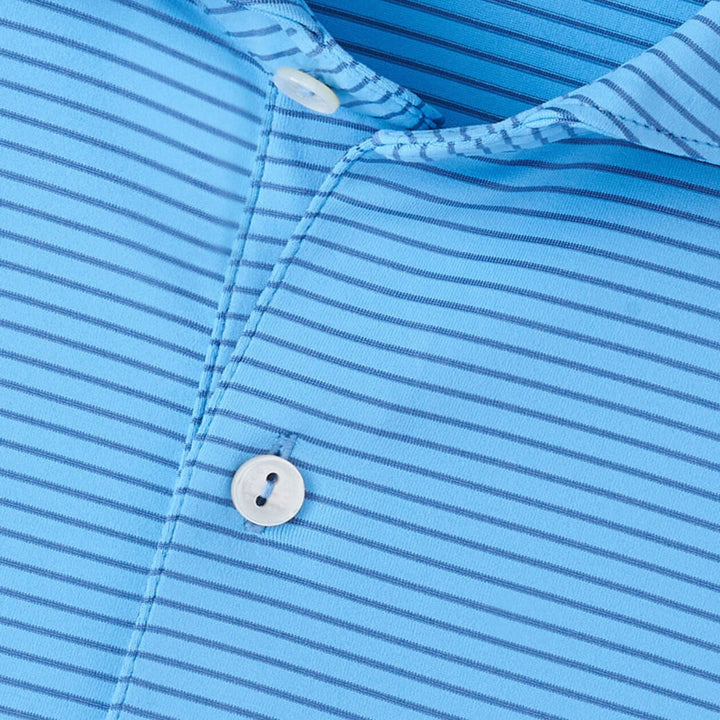 Ballad Performance Jersey Polo in Blue Topaz