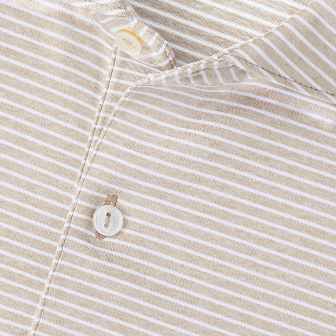Ballad Performance Jersey Polo in Barley
