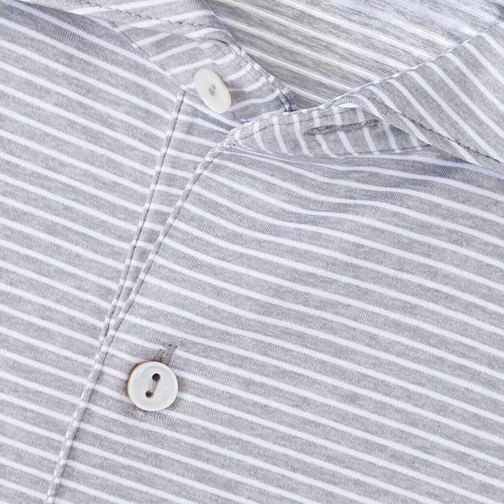 Ballad Performance Jersey Polo in Gale Grey