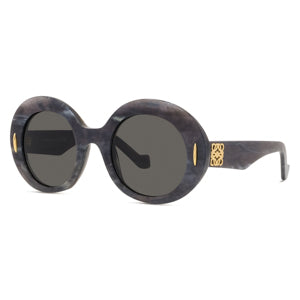Black horn Oval Full rim Sunglasses LW40146I-63A