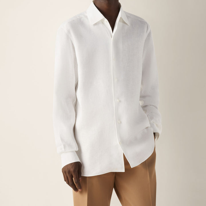 Oasi Lino Shirt in White