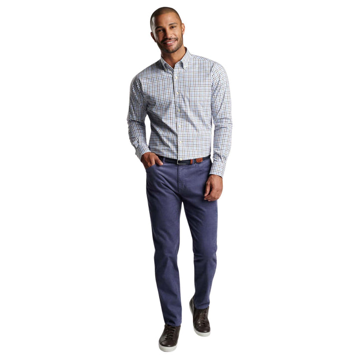 Calgary Crown Lite Cotton Stretch - Regatta Blue