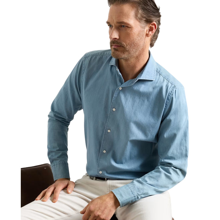 Elio Denim Cotton Sport Shirt