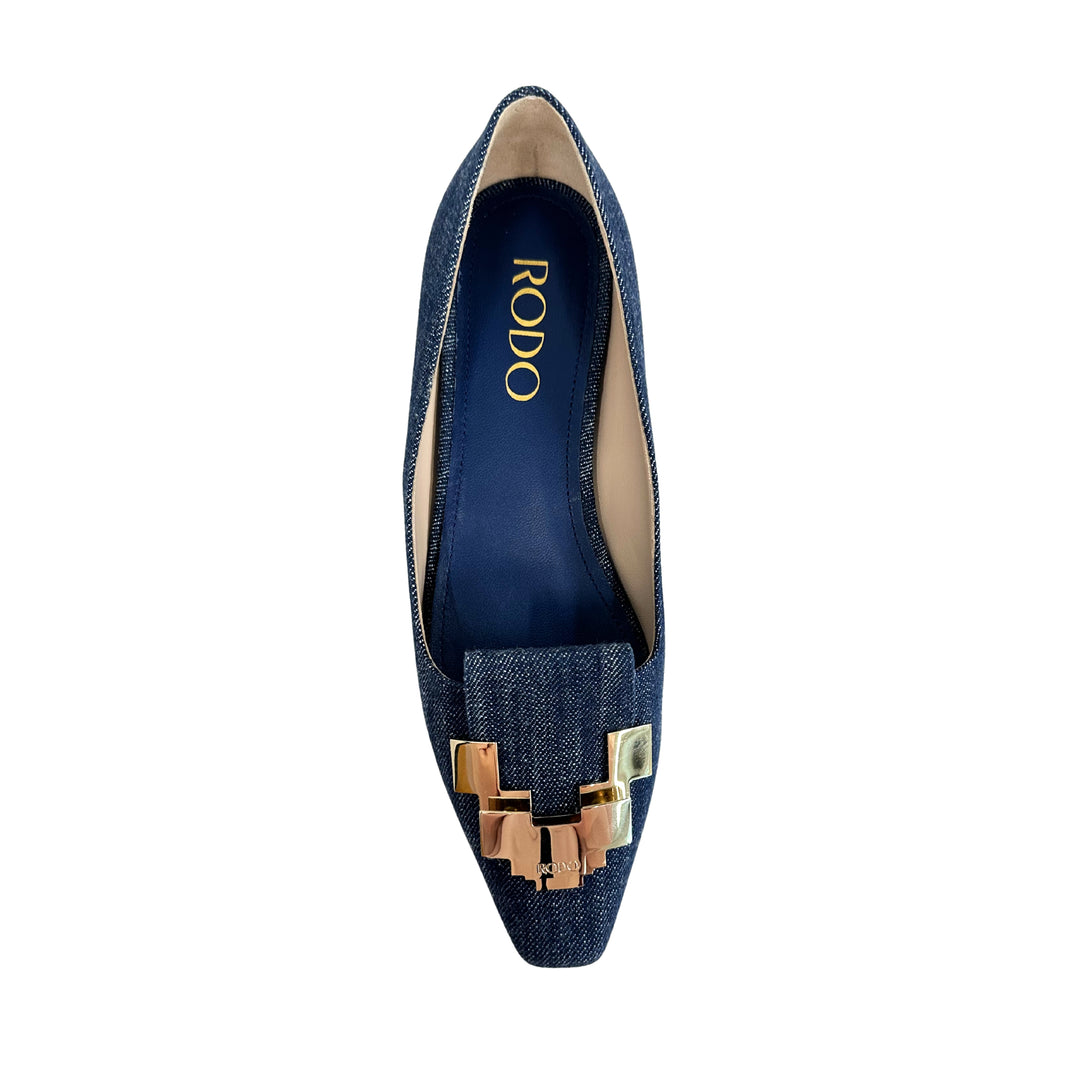 Pollie Loafer in Denim Jeans