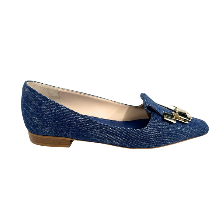 Pollie Loafer in Denim Jeans