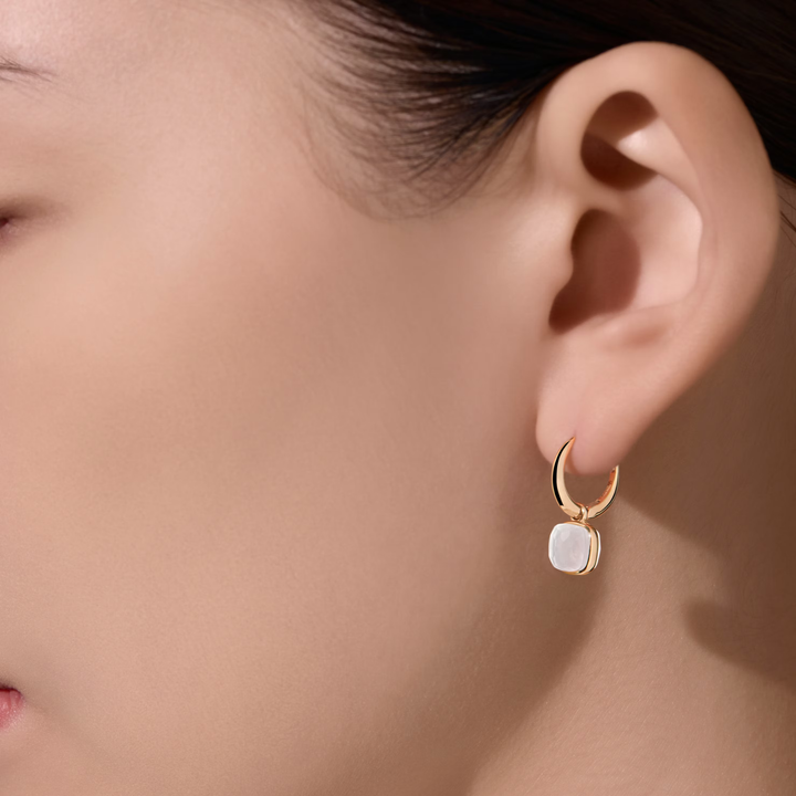 Nudo Milky Quartz Earrings