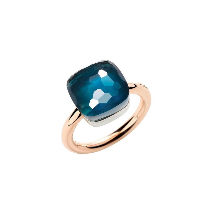 Ring Nudo Maxi - London Blue Topaz