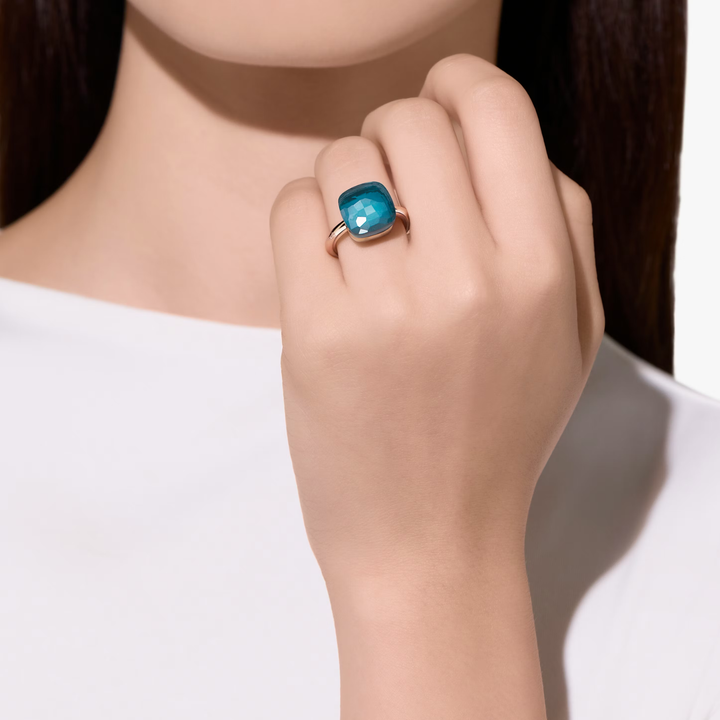 Ring Nudo Maxi - London Blue Topaz