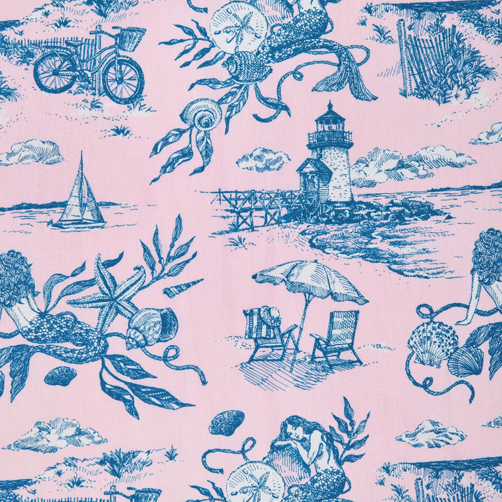 Mermaid Toile Long Pj Set