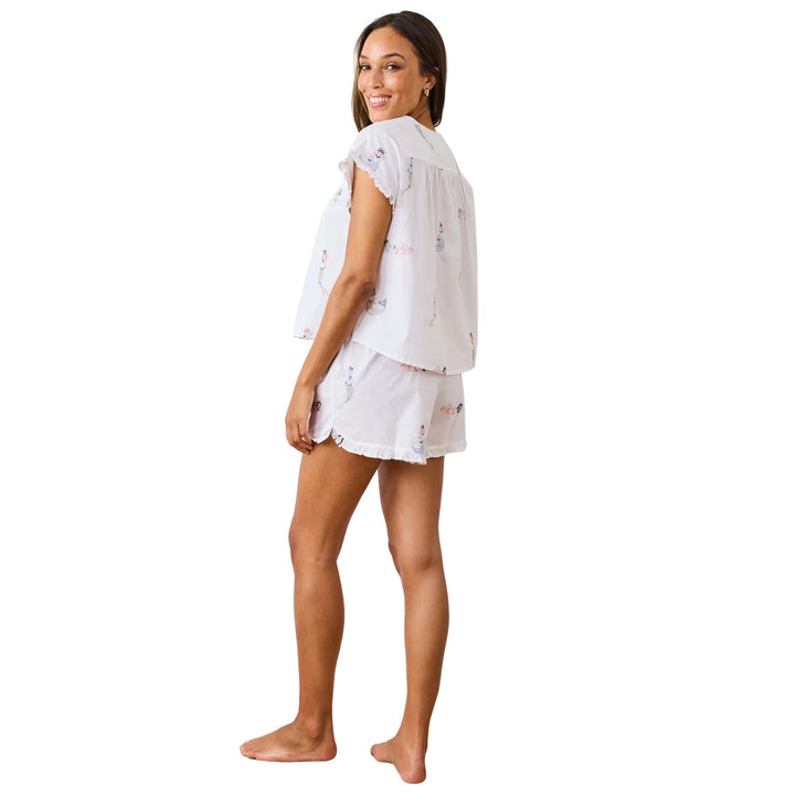 Daughters Of Triton Pintuck Short Set